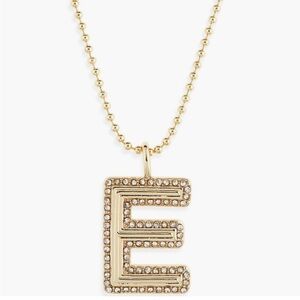 Baublebar NWOT Ariana Initial Pendant “E”